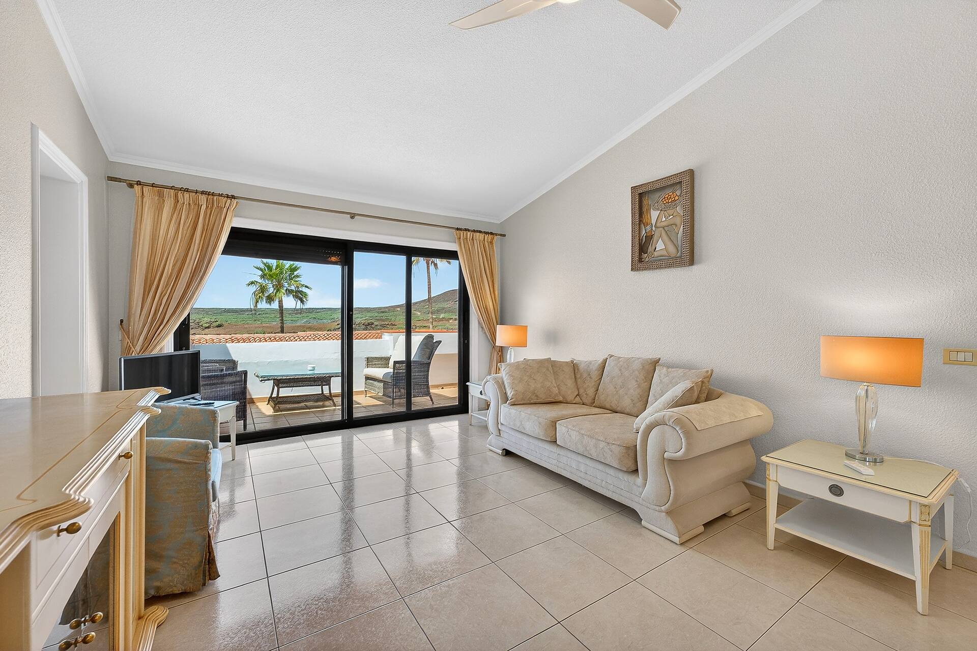 Living room at Amarilla Ocean Retreat