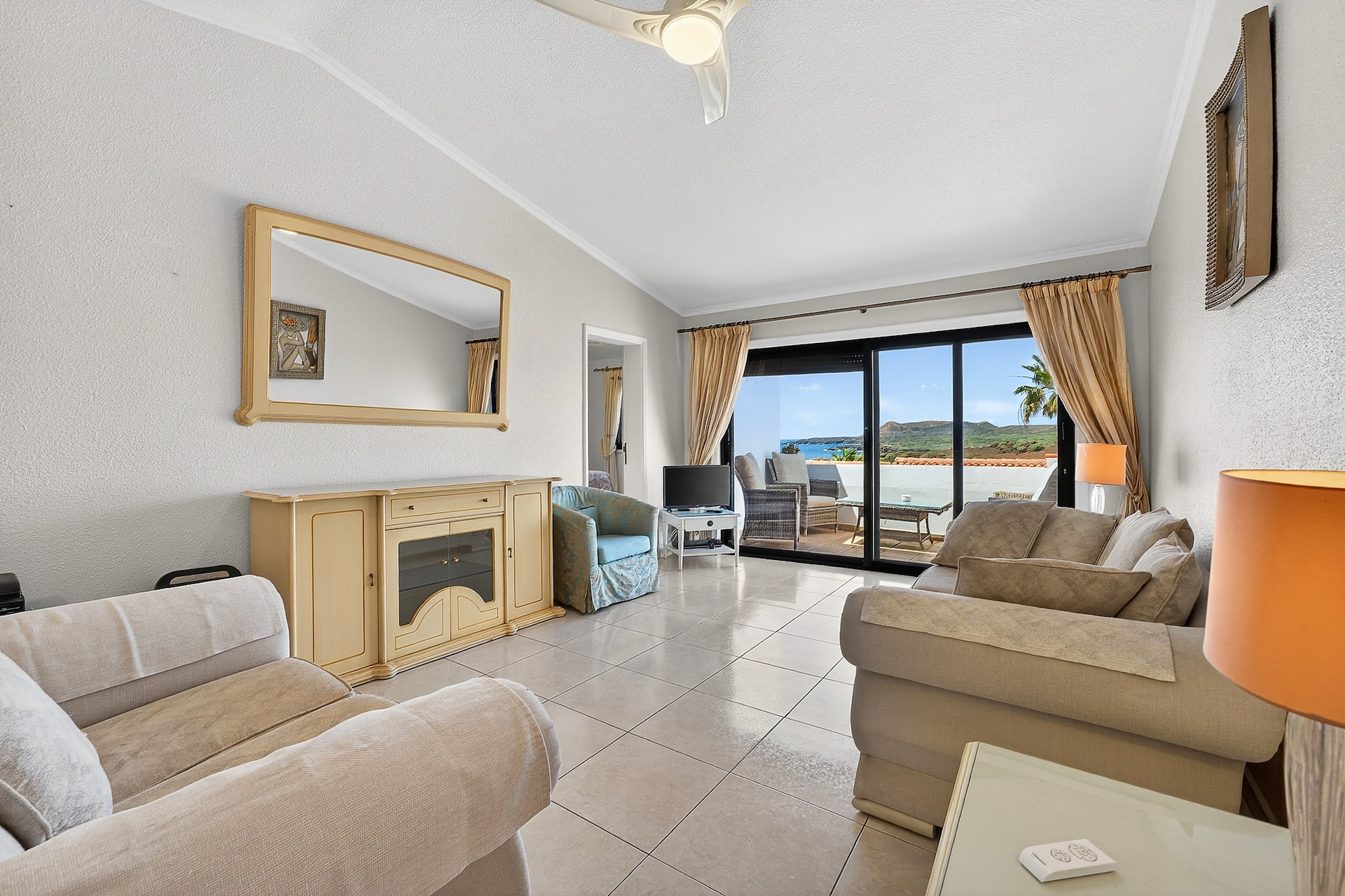 Living room at Amarilla Ocean Retreat